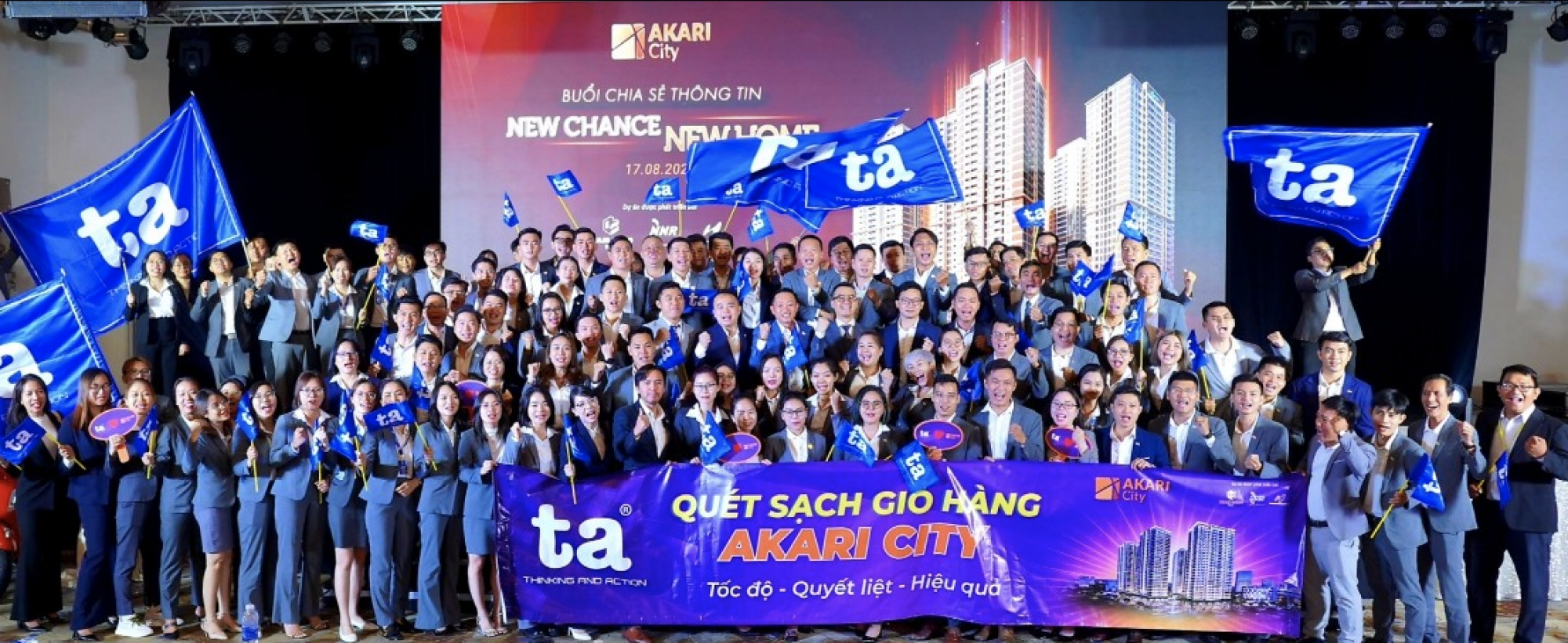 SÀN T&A CHÁY ĐAM MÊ, BỪNG KHÍ THẾ CÙNG LỄ RA QUÂN BLOCK AK NEO - DỰ ÁN AKARI CITY GĐ2